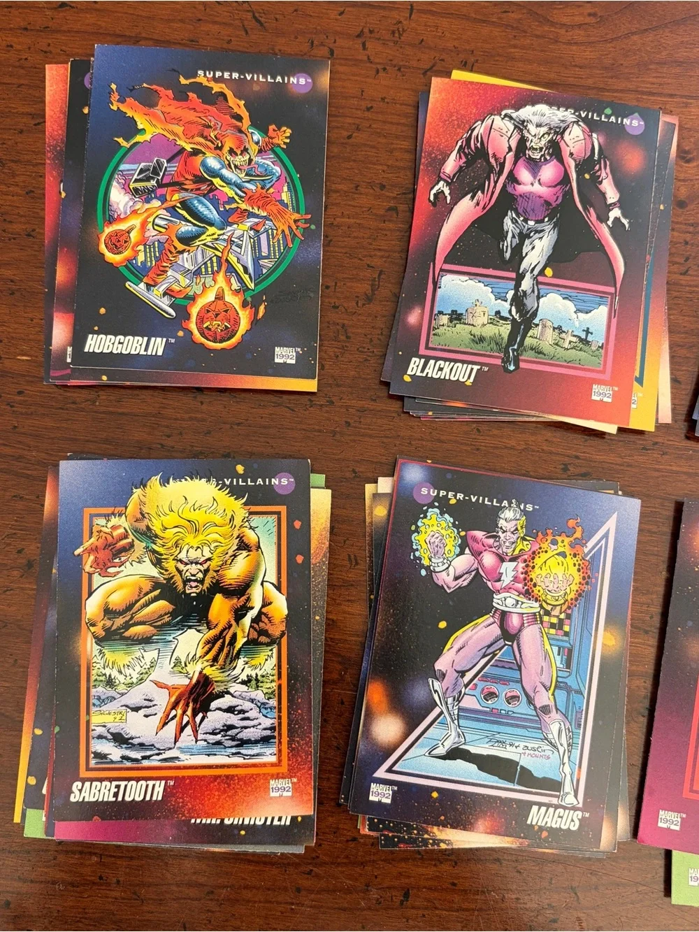 Lot 85 1992 Marvel Universe Series 3 Super Villain Trading Cards Some Doubles